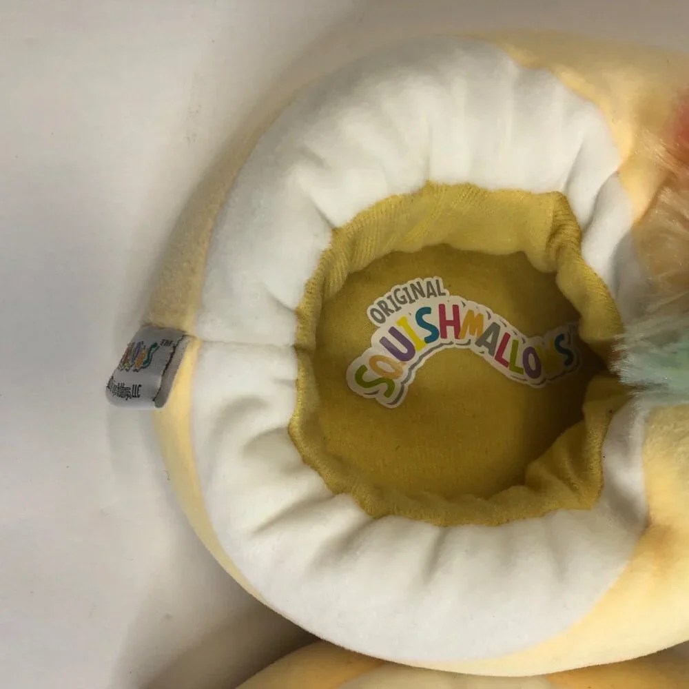 Squishmallows Unisex Rainbow Lion Slippers‎ Size 2-3